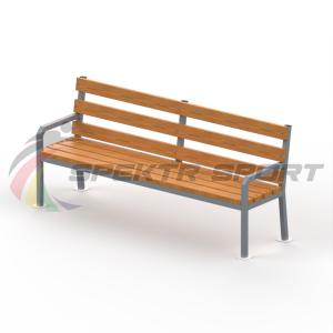 Купить Уличная скамейка со спинкой Дача в Навашине 
