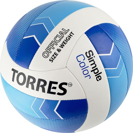 Купить Мяч волейбольный Torres Simple Color любительский р.5 в Навашине 